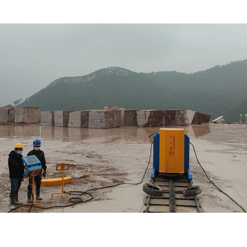 Diamond Wire Saw Machine for Granite Marble Quarry,High Quality Granite Mine Quarry Tools 75KW Mono Wire Cutting Machine