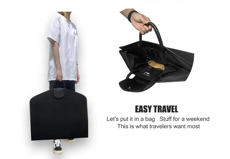 Leather Composite Cloth Clothes Dust Cover Bagwashable Household Coat Suit Cover Hanging Bag Custom Garment Bags