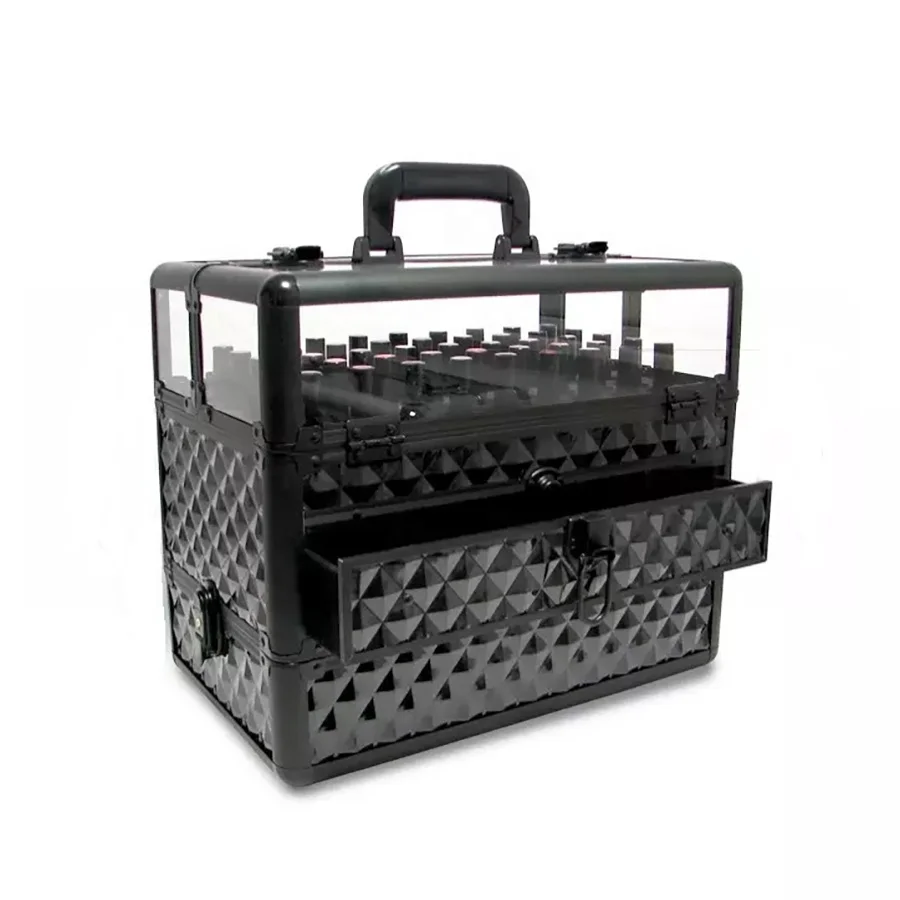 Manicure Makeup Organizer Box High Quality Outing Travel Cosmetic Bag Suitcases Nail Art Storage Box