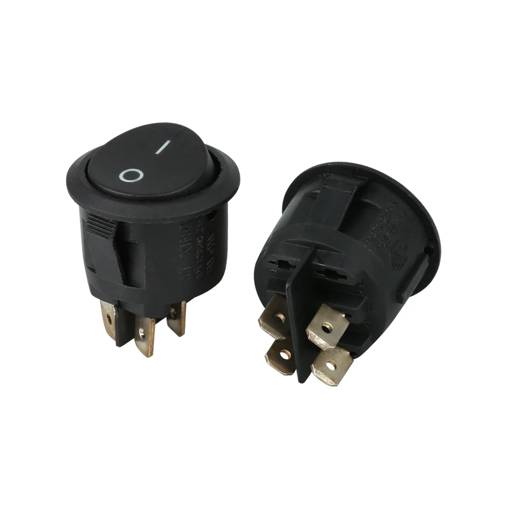 Diameter 16mm 23mm 2/3 Position Rocker Switch 2/3 Way Round Panel Mout On Off Rocker Switch