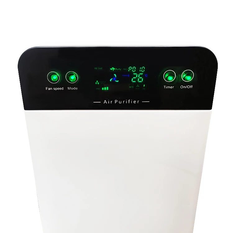 
2020 UV Sterilize Air Purifier,Pm2.5 Home and Office Negative Ion Cleaner Desktop Smart Hepa Filter air cleaner 
