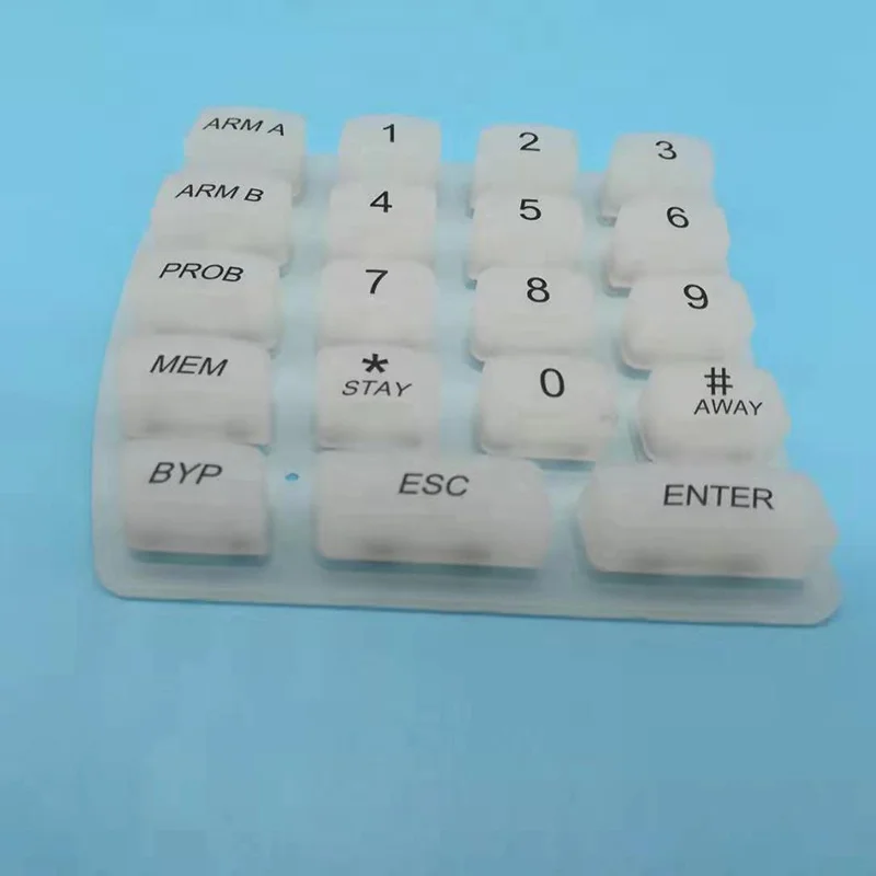 
Custom Push Button electronic Switch Silicone rubber button remote controller button 