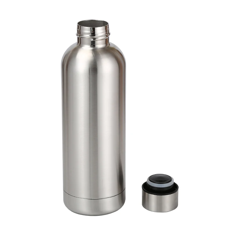 BW-006 Free sample OEM metal 304 18/8 stainless steel hot cold running sport water bottle, High quality custom sports bottles