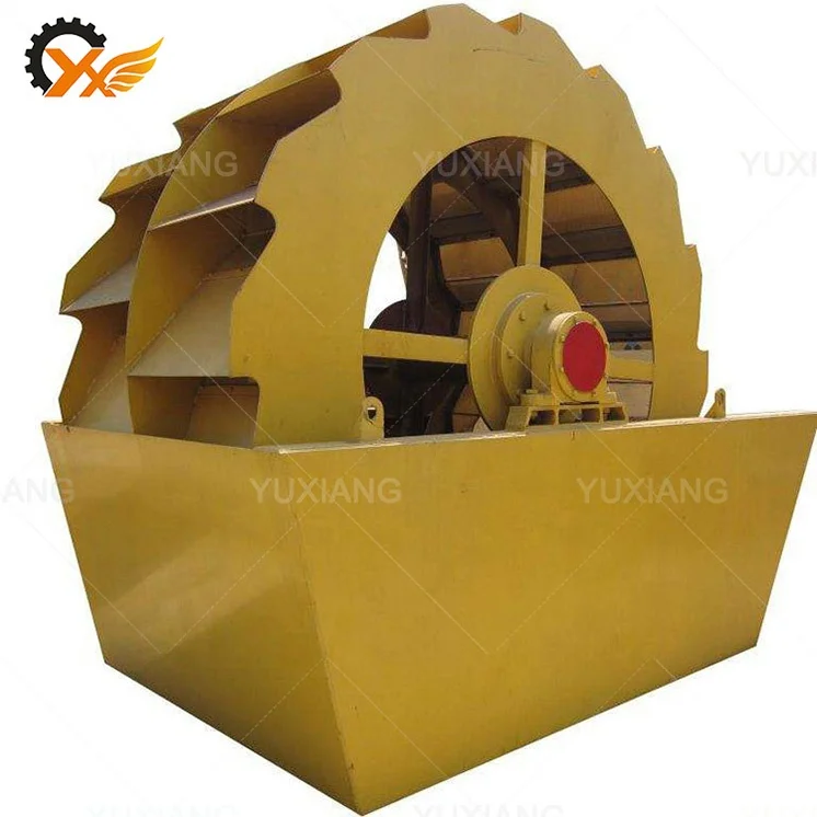 Mobile small fine quartz bucket roller wheel type sand washer machine for water recycling