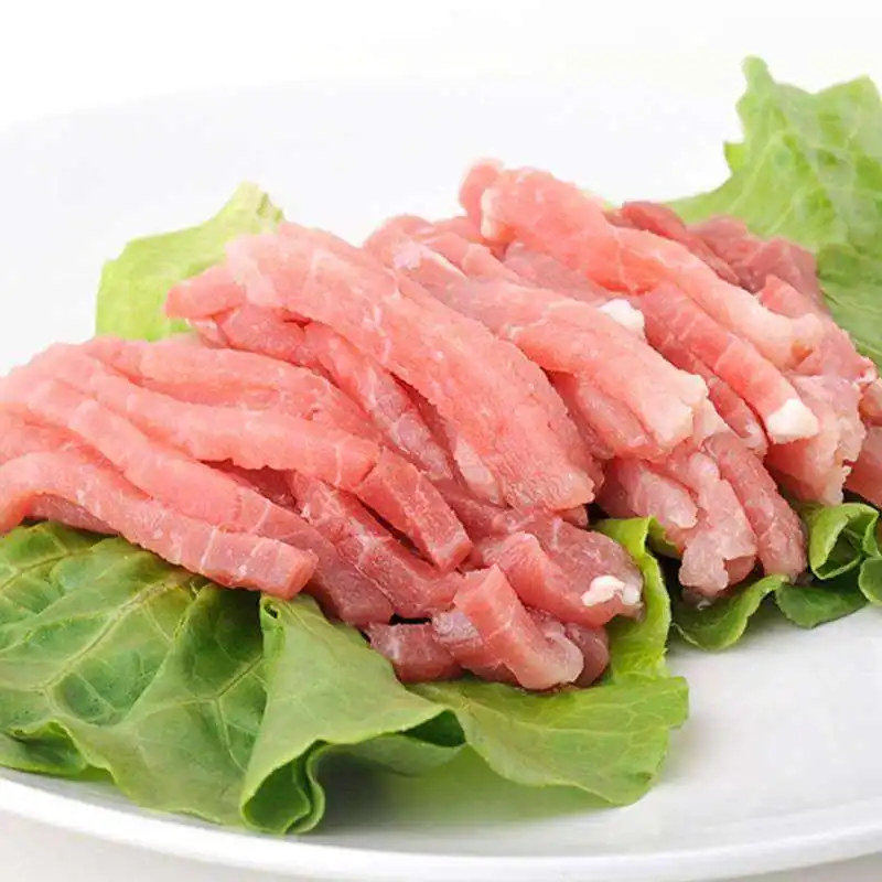 Large Capacity Fresh Meat Cutting Machine / Pork Strip Slice Equipment