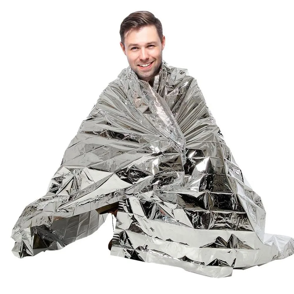 Hot Sale Waterproof Emergency Foil Blanket Reusable Emergency Blanket Poncho