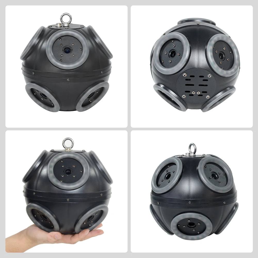 Kinetic laser football light with laser 260W RGB Dmx winch lifting system ball lights for dj disco club ktv party stage lighting