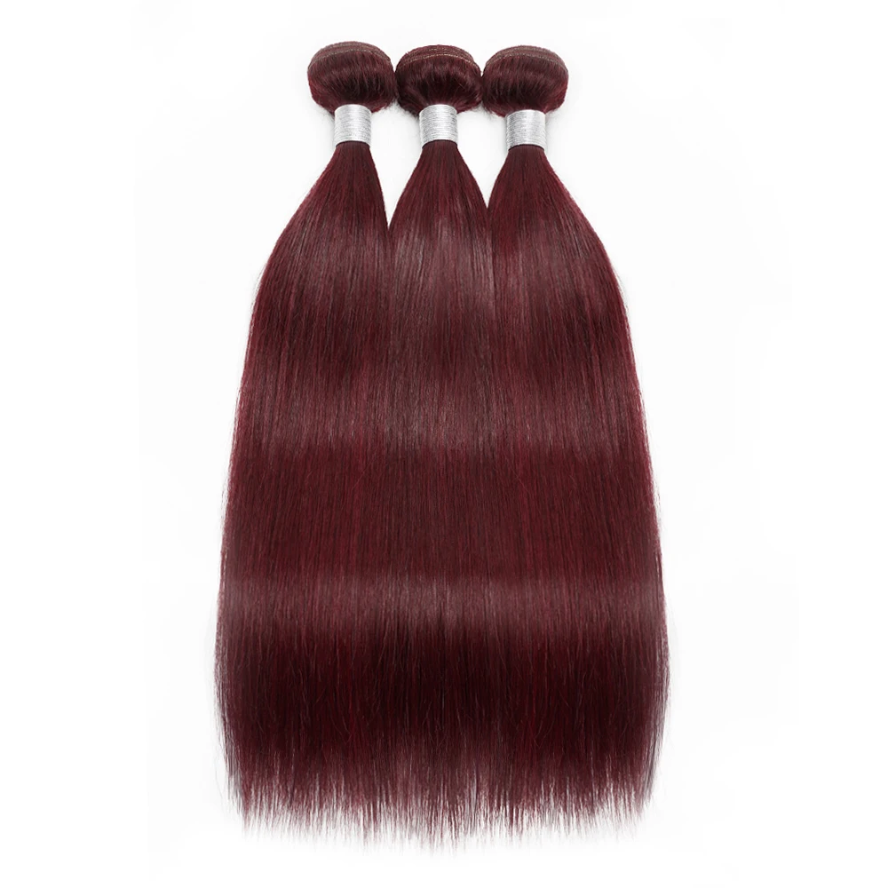 Ombre Ginger 99J #33 Color Human Hair Bundles Wholesale Brazilian Virgin Cuticle Aligned Hair Bundles Colored Human Hair Weave
