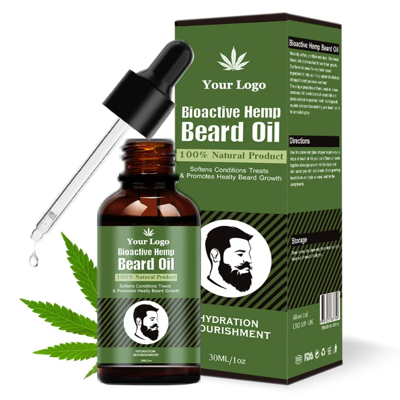  CBD конопляные волосы для роста бороды масло против потери питания и кожи