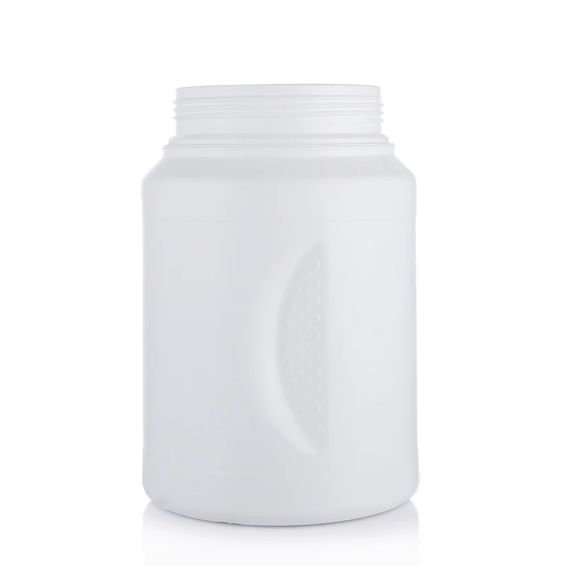 
New product milk protein powder packaging jar white plastic coffee powder jar 