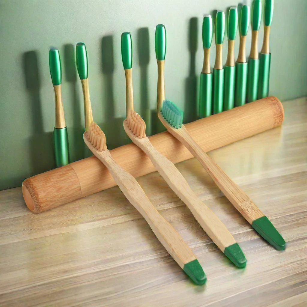 Eco Friendly Tooth Brushes 100% Biodegradable Natural Bamboo Wood Handle Hotel Bamboo Toothbrush