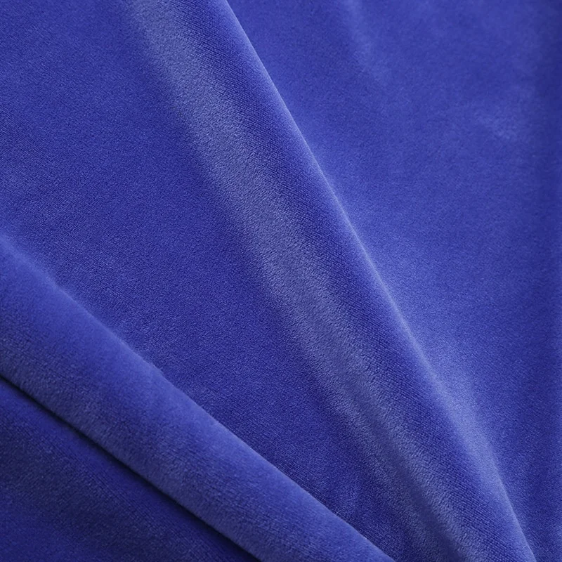94%polyester 6%spandex warp knit crystal soft touch stretch elastic velour velvet for winter lining pillow toy