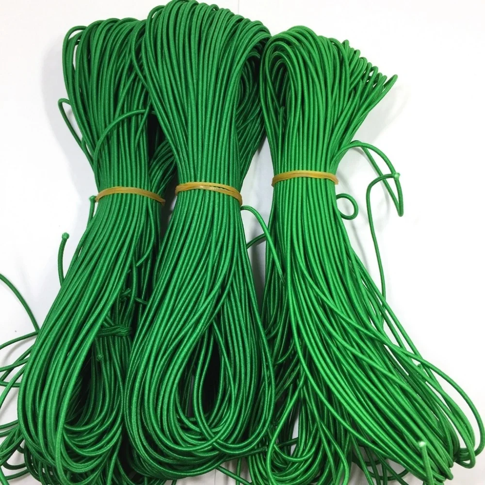 Custom colored polyester 3mm stretchy cord braided round