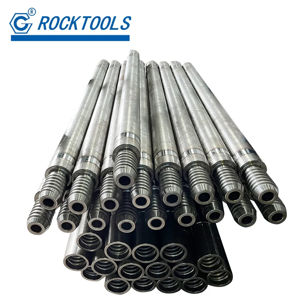 Factory Direct Sale ST68 Thread Long Hole Rock Blasting Drill Pipe Steel Rod for Tube Drilling