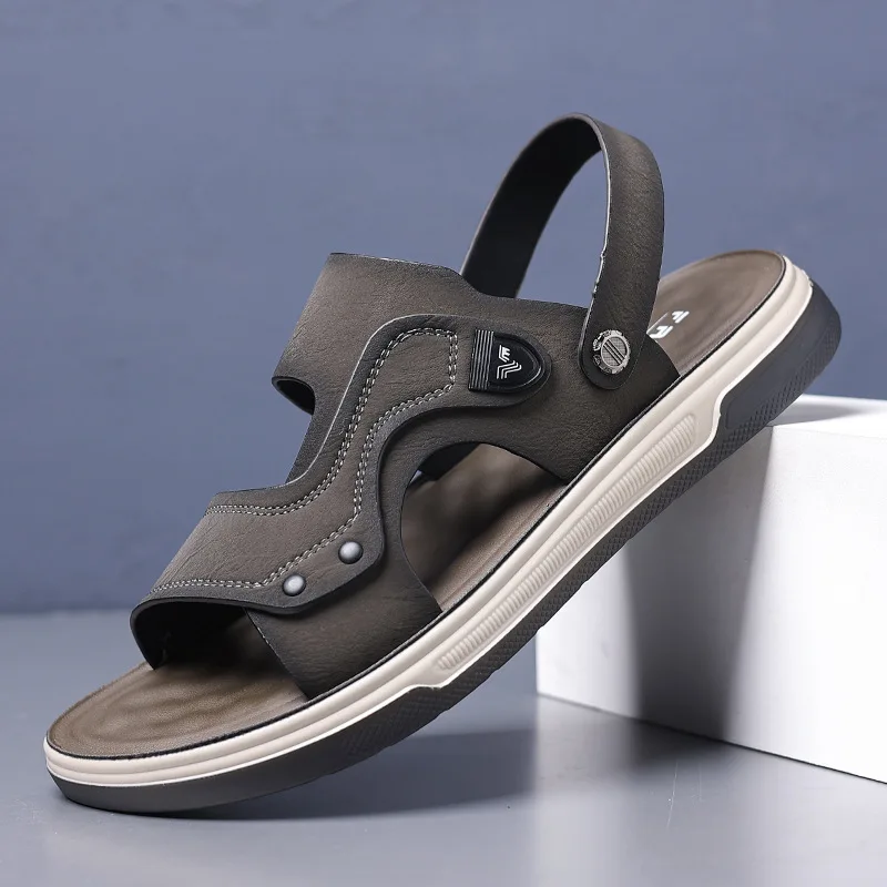 Professional Manufacturer Softness Hand Made Stitching Gulf Style Casual Comfort Footwear Arab Slipper Sandals For Man