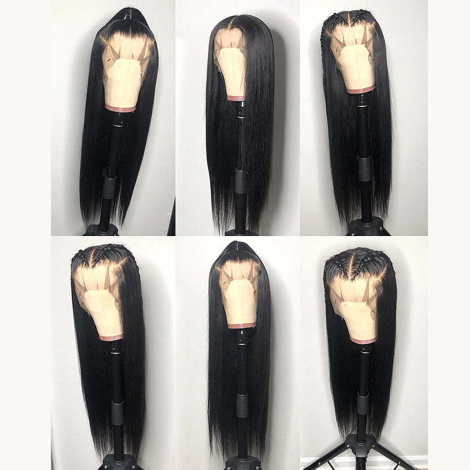 Wholesale 10A Natural Swiss Pre Plucked Full Lace Wig With Baby Hair Raw Indian Virgin Cuticle Aligned Human Hair Lace Front Wig