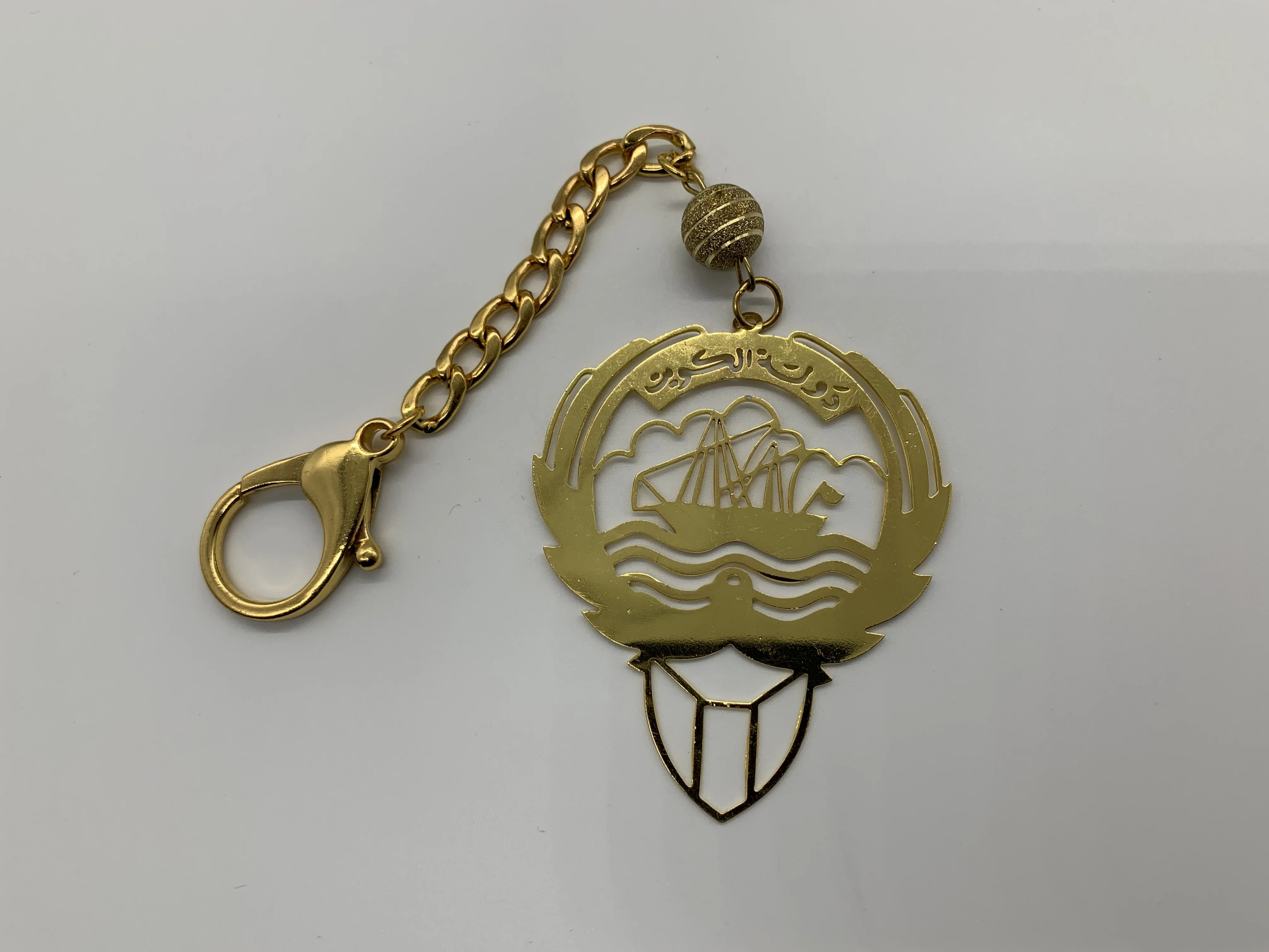 High quality Kuwait national logo badge hard enamel metal emblem