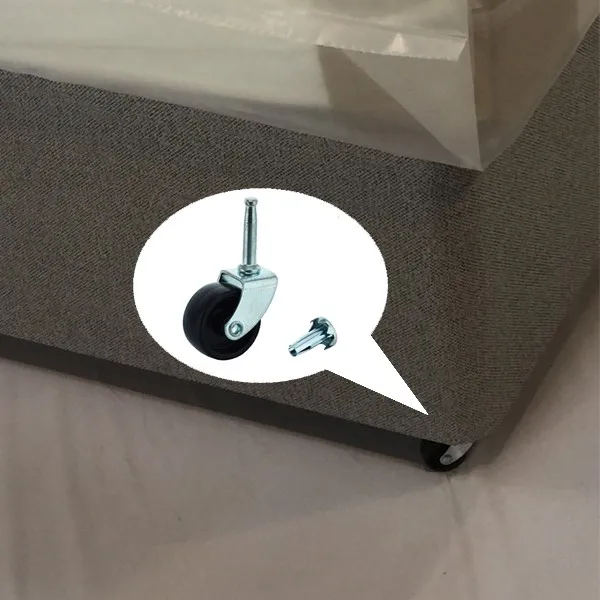 Furniture Casters Wheel Luxury Decorative Furniture Hardware Caster Iron Plastic Heavy Duty Furniture Casters VT-04.023