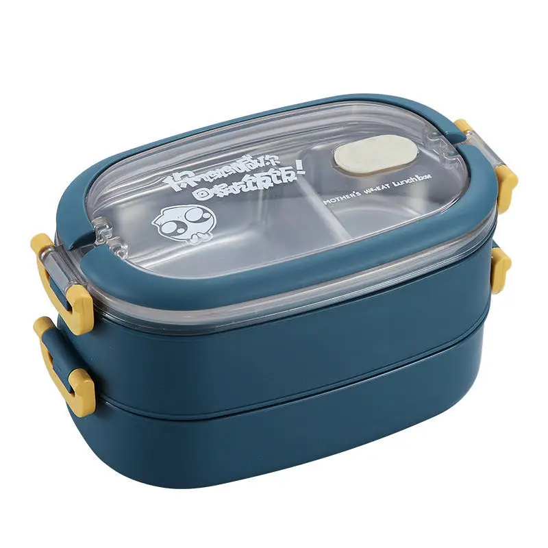304 stainless steel lunch box, bento box, insulated compartmentalized insulated , 2-layer