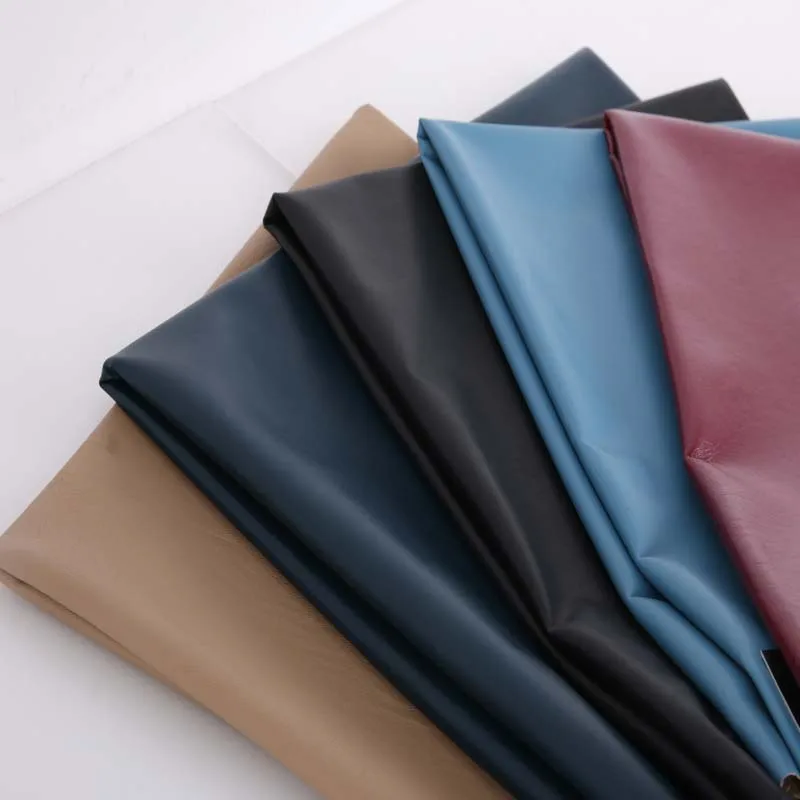Waterproof PU  Polyester  Fabric Fashional Outdoor Bag and Luggage Making Materials Leather