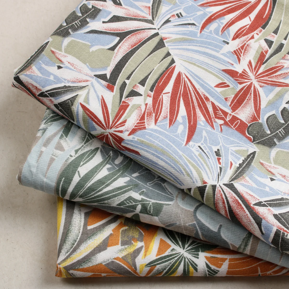 100% cotton hawaiian print orange fruit fabric for sea men beach shorts and shirt dress