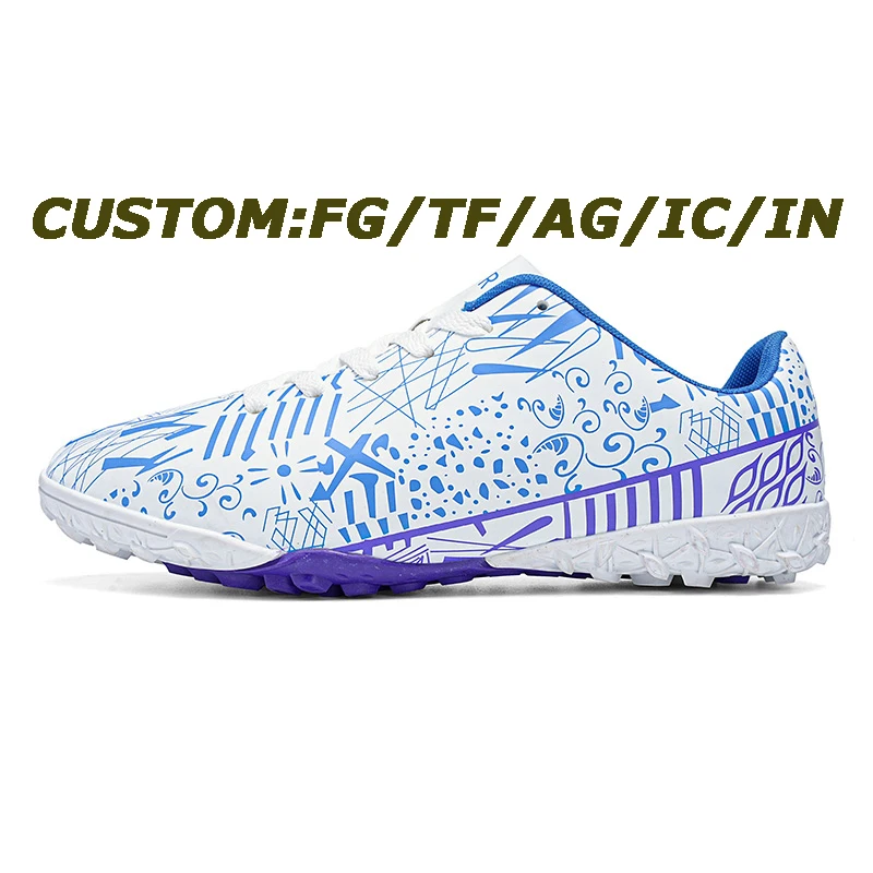 Design Shoes Factory Custom Sneakers Futbol American Men Turf Outdoor Football Shoes Chuteira Futsal Indoor Soccer Shoes For Men