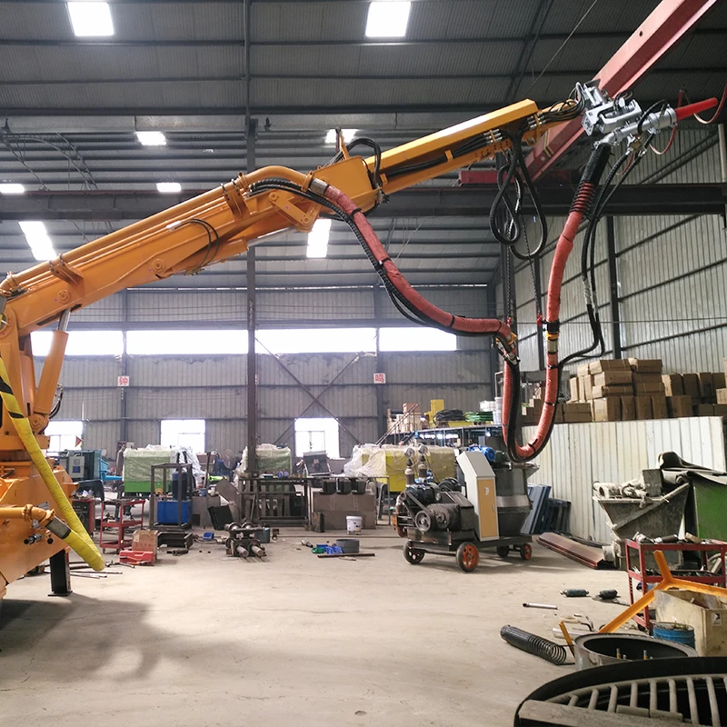 Tunnel Engineering Concrete Spraying Machinery Wet Mix Concrete Shotcrete Machine