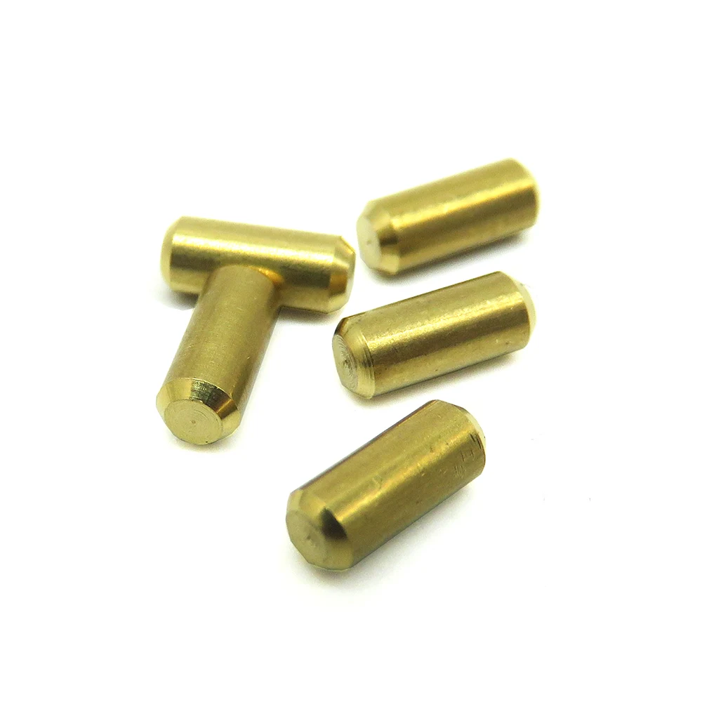 Factory Price Supplier direct production 4.8mm Titanium Steel Cylindrical Brass Dowel Pins