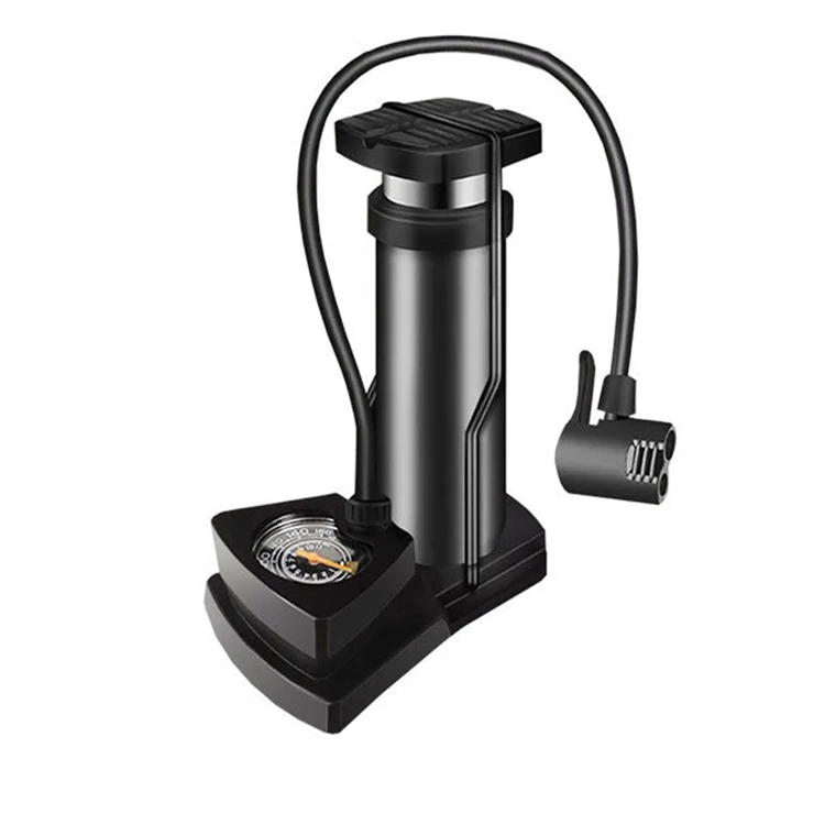 Safety Portable Bicycle Foot Pedal Pump Electric Car Motorbike Mountain Bike Pedal Inflator Pump
