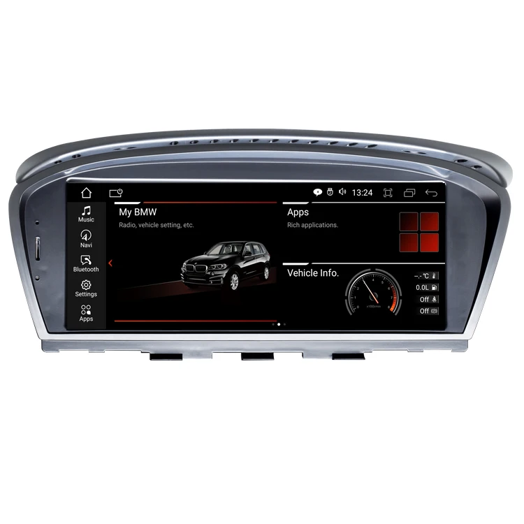 IPS сенсорный экран автомобильный мультимедийный плеер для BMW 5 серии E60 E61 E63 3 E90 E91 E92 Android радио