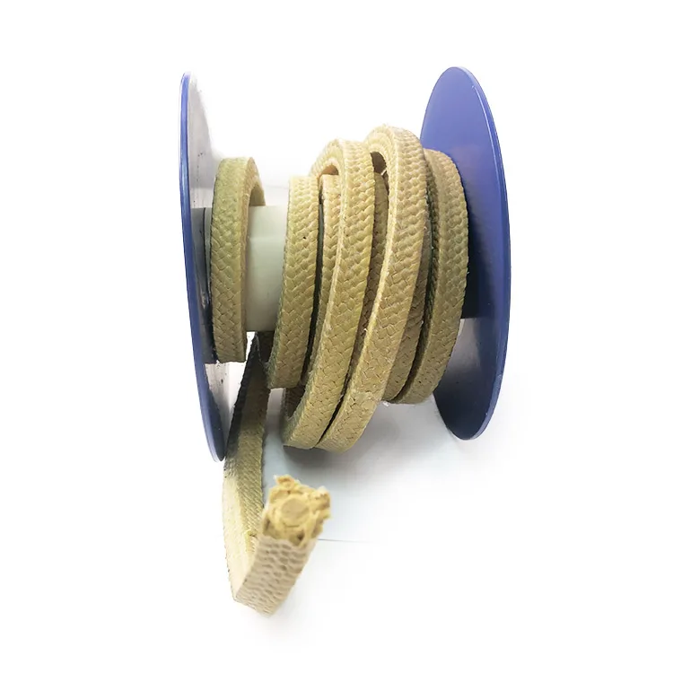 8*8mm  Aramid Fiber Gasket Gland Packing With PTFE  Used in Valve