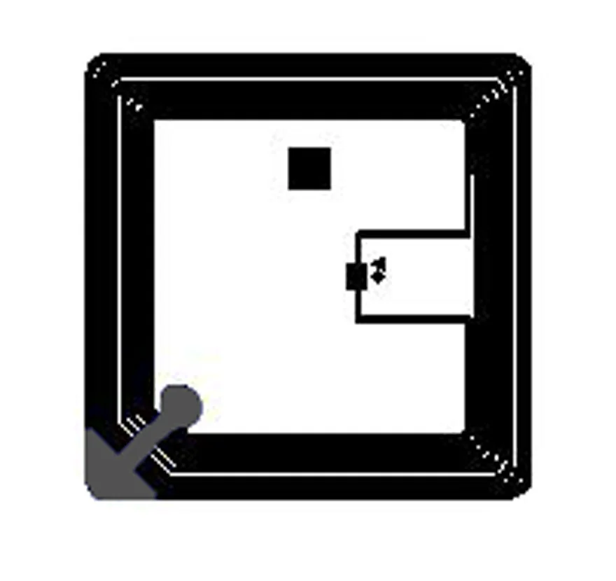 Factory prices Waterproof RFID HF 13.56MHZ F08 labels for library management