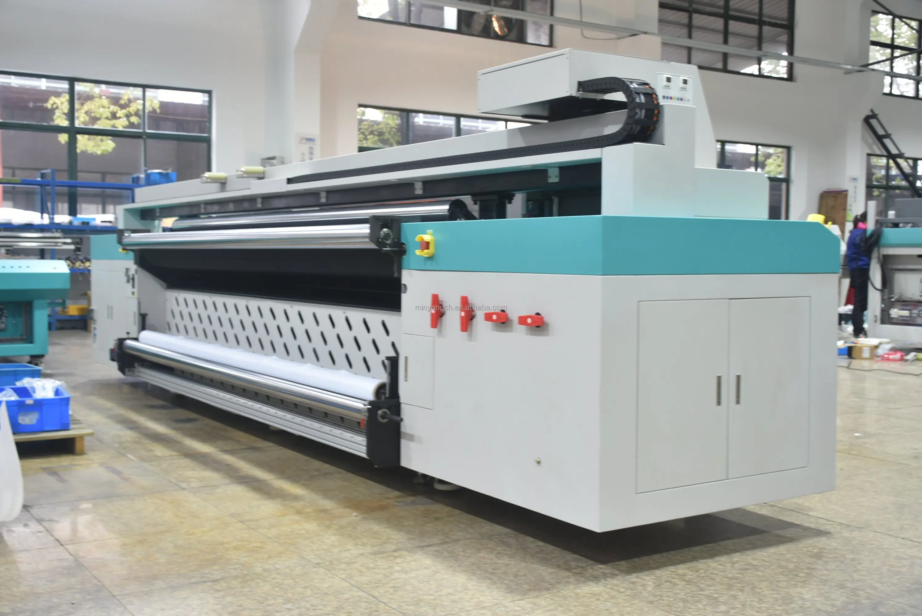 INFINITI  FY-UV3500W Industrial price best soft PVC film wall paper Leather Digital Label UV Roll to Roll Printer
