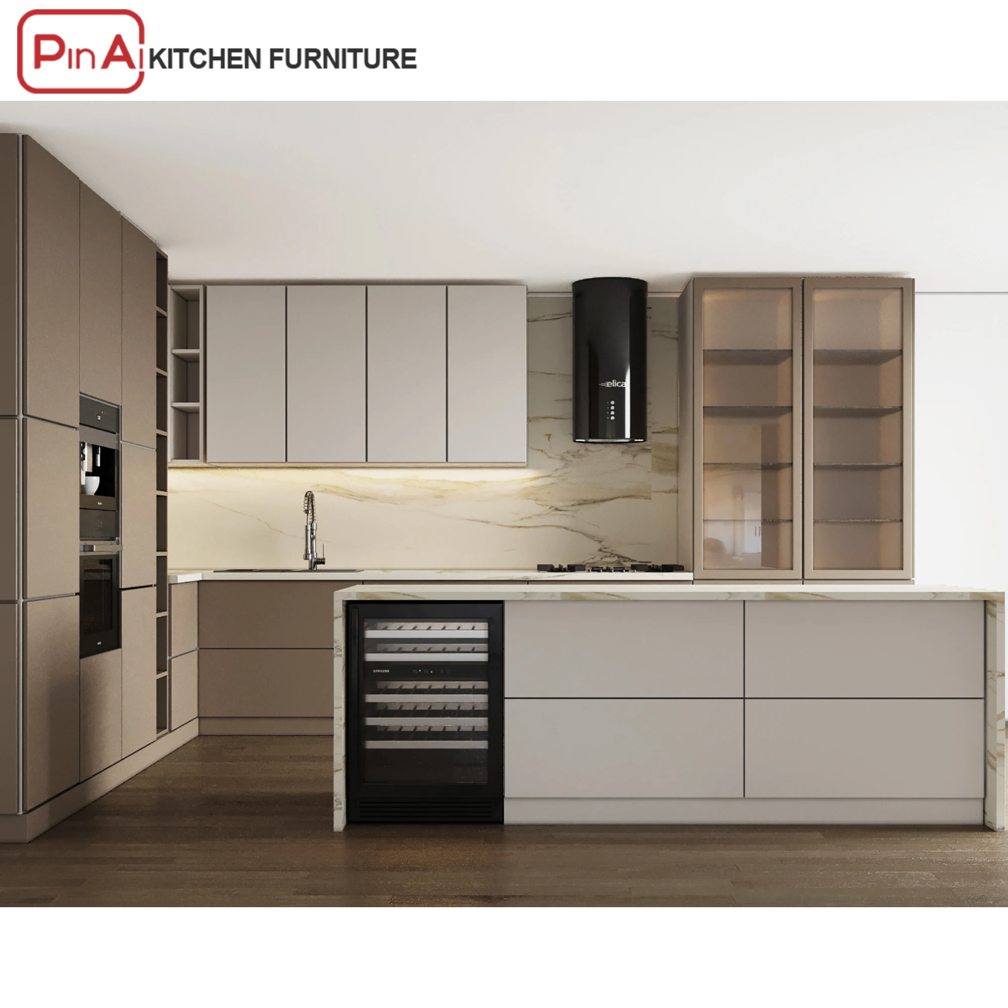 PINAI american lighting kitchen room furniture with sliding doors furniture kitchen