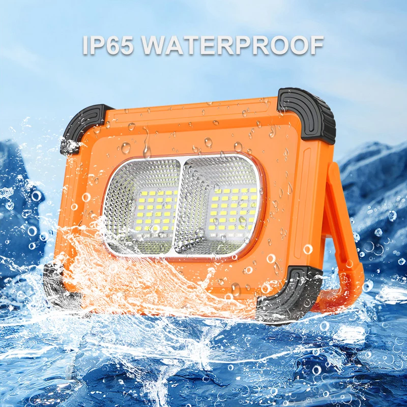 Новинка 2022, портативное наружное светодиодное освещение для кемпинга с зарядкой, перезаряжаемое светодиодное прожекторное освещение