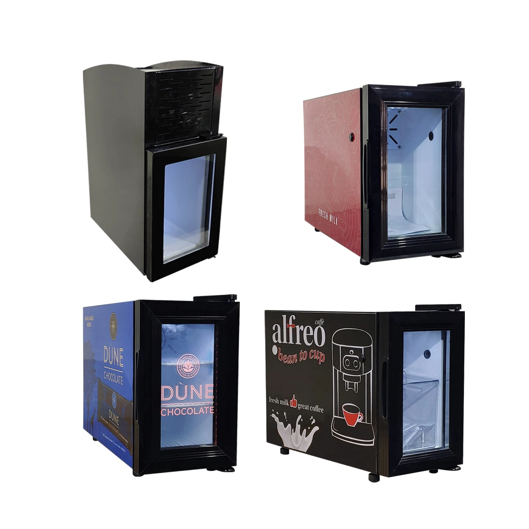 Meisda SC08A 8L electric cooler bulk milk salad bar refrigerator with glass door