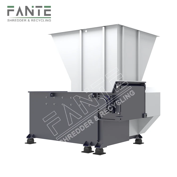 Good Sale Recycling Manufacturer Waste Single Shaft Shredder Machine Plastic