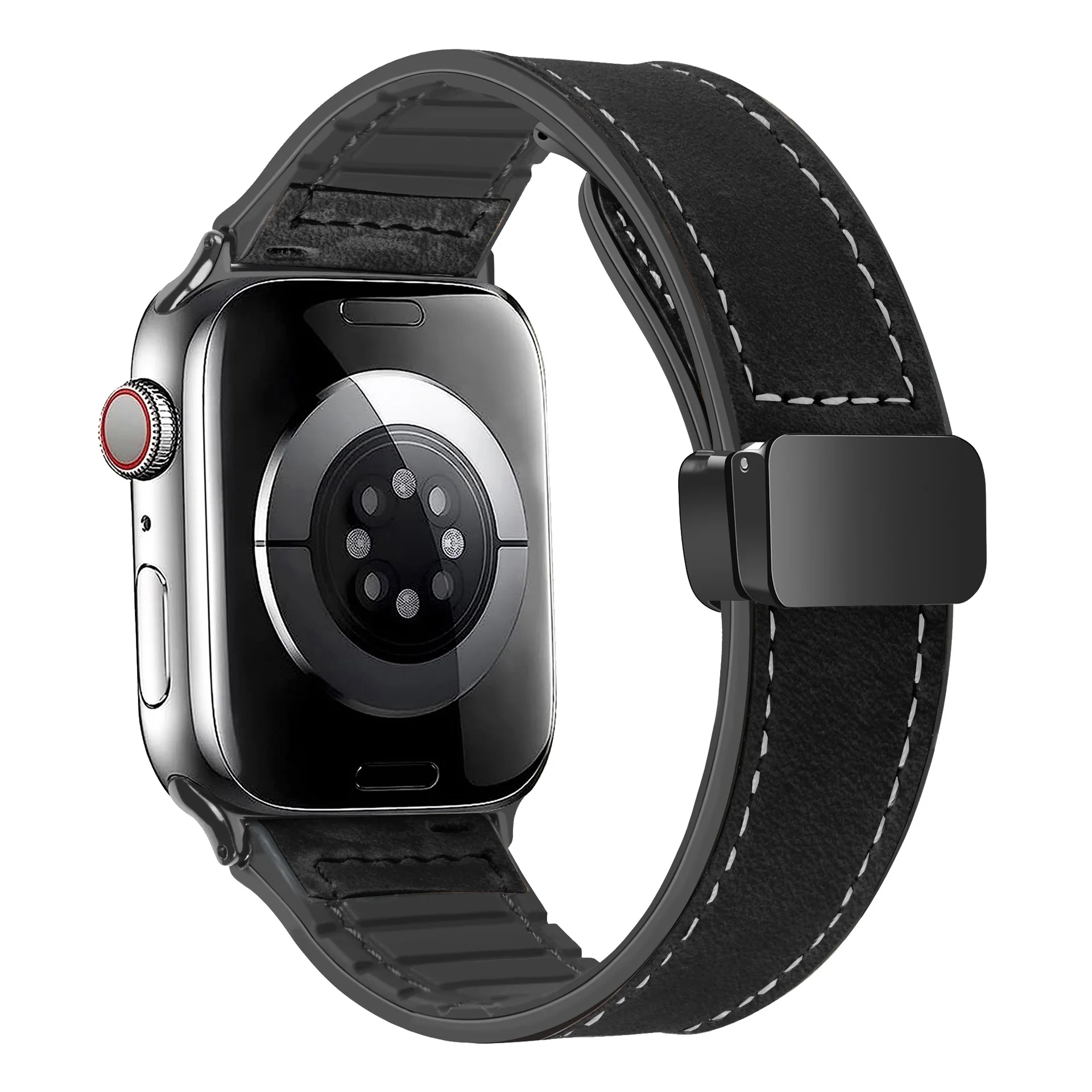 Loop Fashion Smartwatch Design Wristband Sport Soft Buckle Elastic Ultra Smart Series Band Watch Apple Strap Leather Iwatch