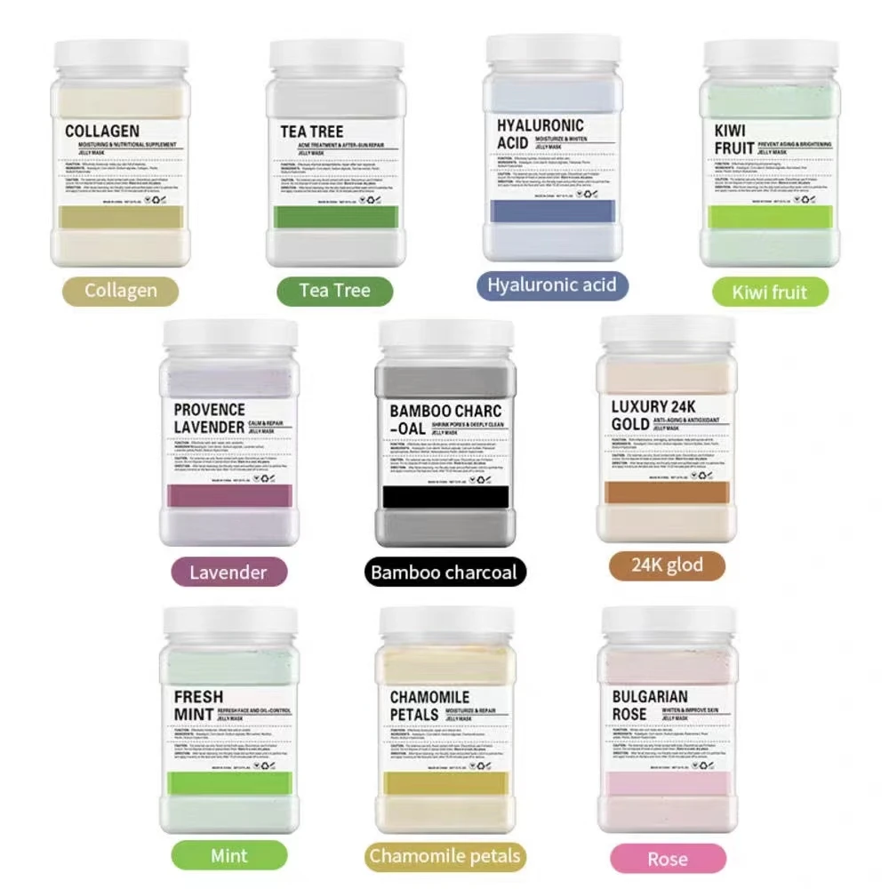 Skin Management Beauty Care Whitening Brightening Jelly Mask Powder Face Body Peel Off Collagen Peeling Rose Gold Facia Mask