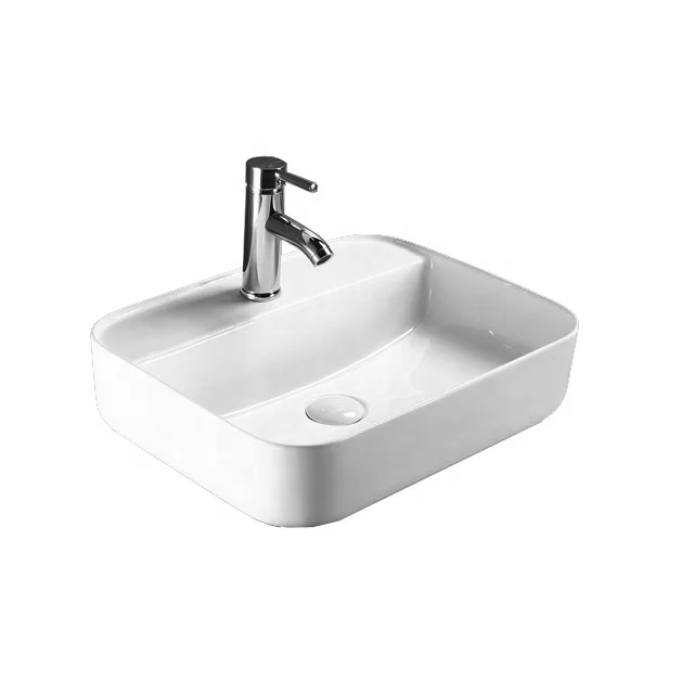 ANBI New Arrival Hand Basin Ceramic Bathroom Wash Basin Hotel  Ceramic Basin