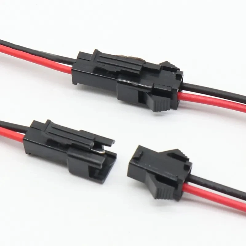 15CM JST SM 2 Pins Plug Male and Female Wire Connector Wire Connector Cable Pigtail Plug For LED Strip Light Tape Lamp
