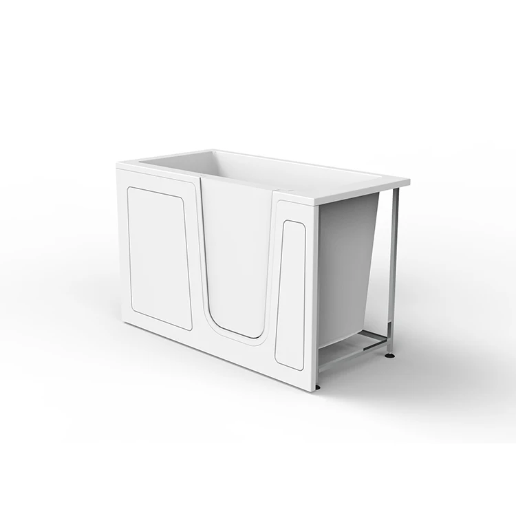 Hydrorelax Acrylic Walk in Tub Shower Elderly Tub with Door Hot Tub Massage Walk in Bathtub for Disabled