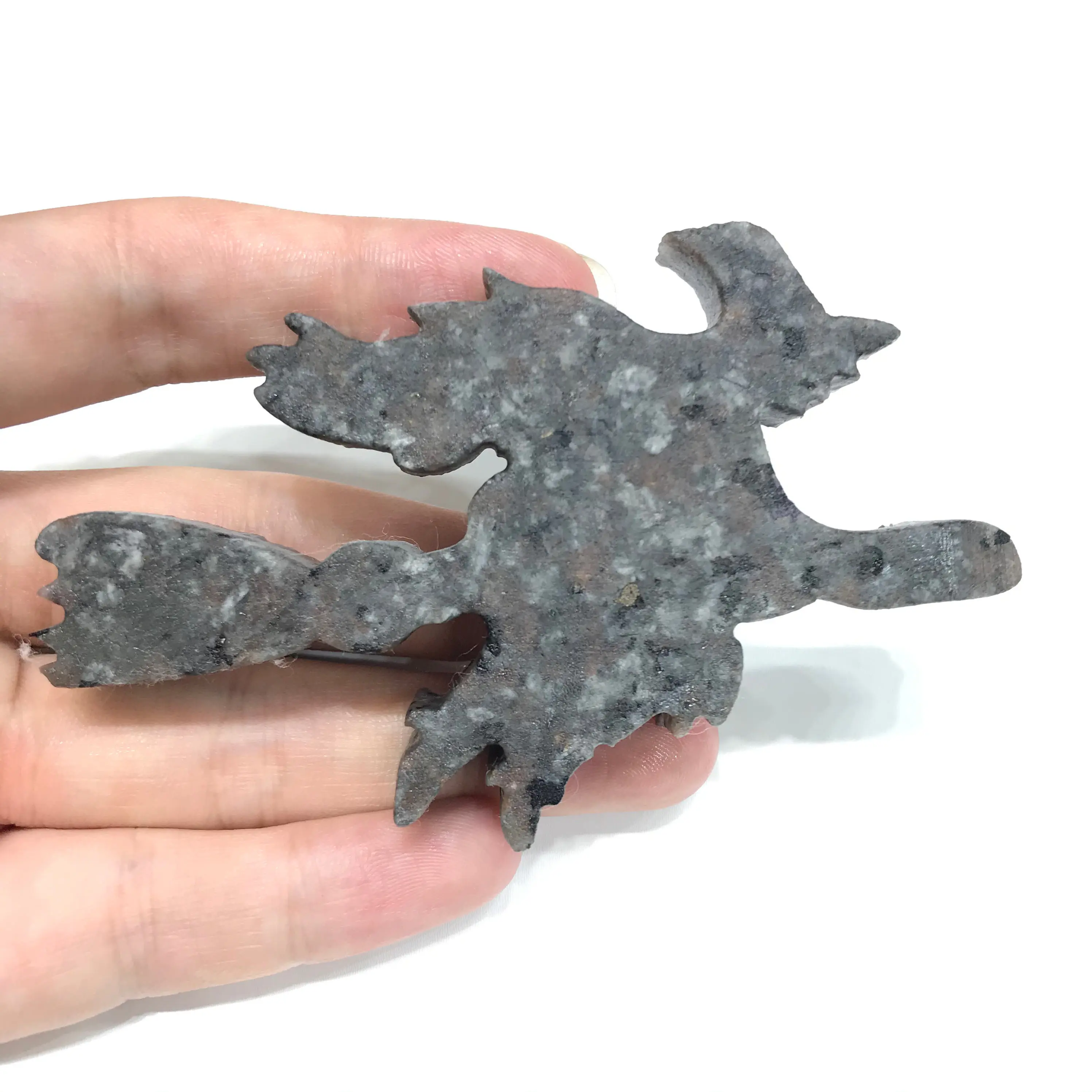 Natural High Quality Obsidian Fire Stone Pyrite Crystal Halloween Witch For Decoration Gifts