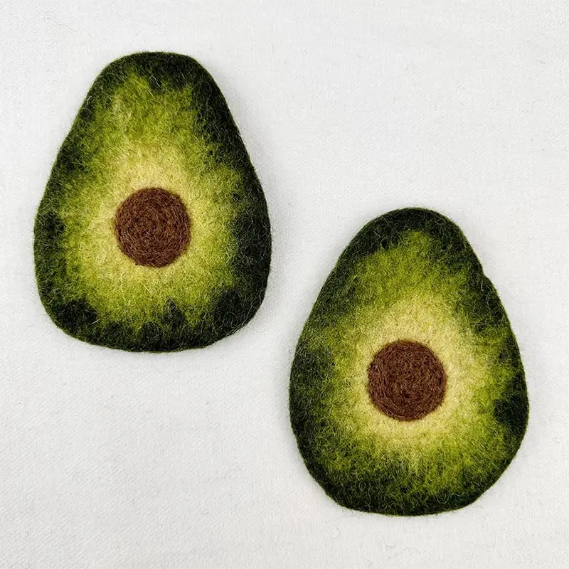 Craft Punch Needle Coaster Kits with Cute Pattern Pads Felt Yarns Needle Mat