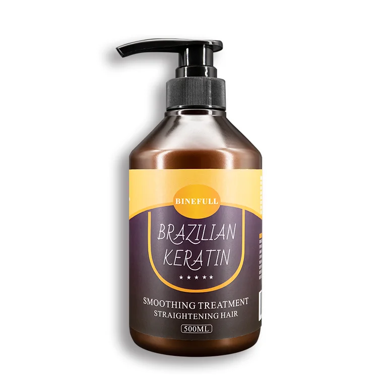 Oem Damage Hair Keratin Treatment Smoothing Brazilian Straightening Treatment