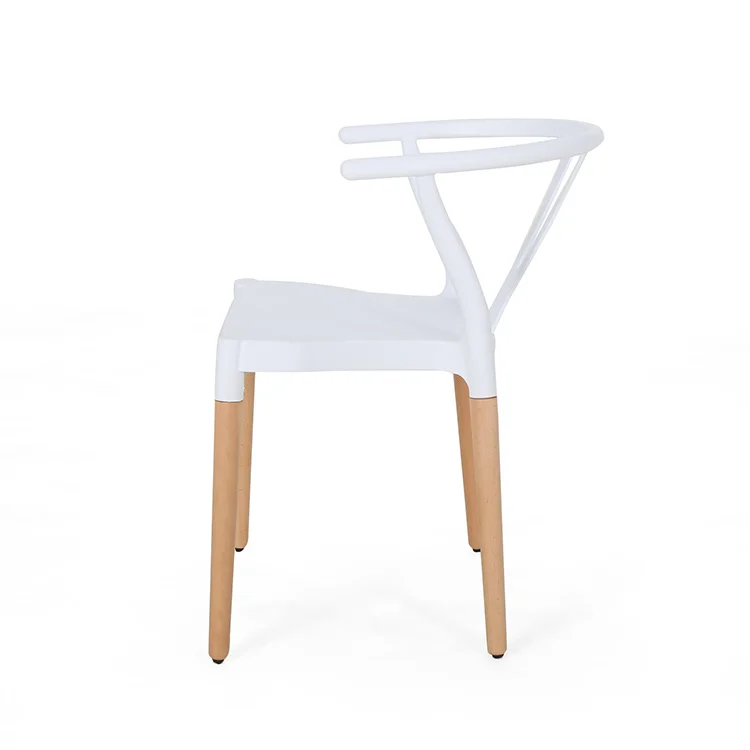Free Shiping within the U.S. White Modern Wood Legs Dining Room Chair