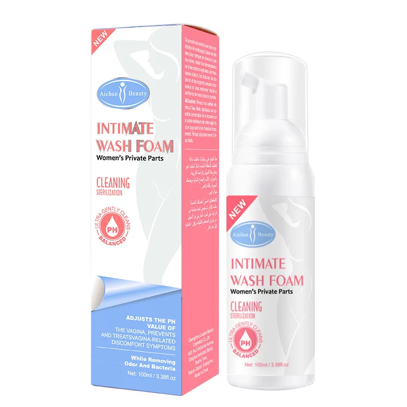 OEM private label natural organic intimate wash natural clean vaginal foam wash feminine wash gel