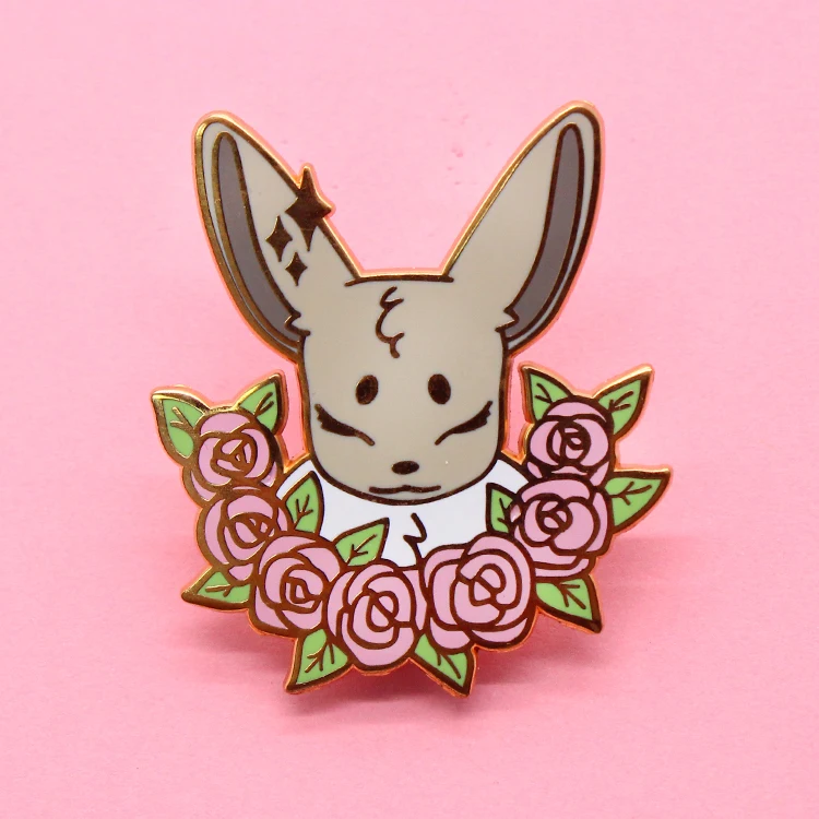 Gold Plated Cute Brooch Cheap Lapel Pins No Minimum Order Custom Hard Enamel  Pin