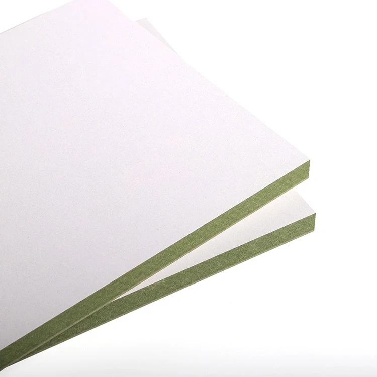 12 /15 /18 mm white melamine hmr green water resistant mdf board For Kitchen Cabinets Making