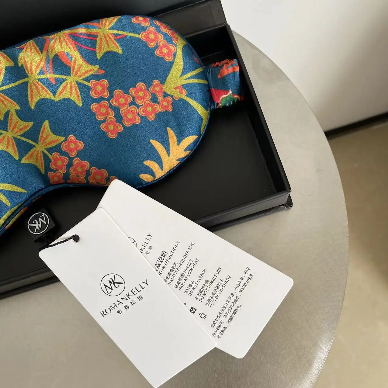 Luxury Wedding Gift 100% Mulberry Silk Eyemask Set Travel Sleeping Eyemask For Airplane Hotel Silk Eye Mask